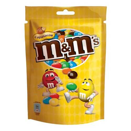 Драже M&M's с арахисом и молочным шоколадом 130 г в Бристоль