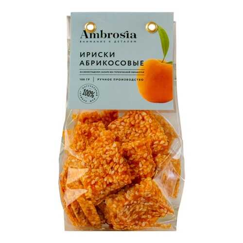 Ириски Ambrosia Абрикосовые 100г Россия в Бристоль