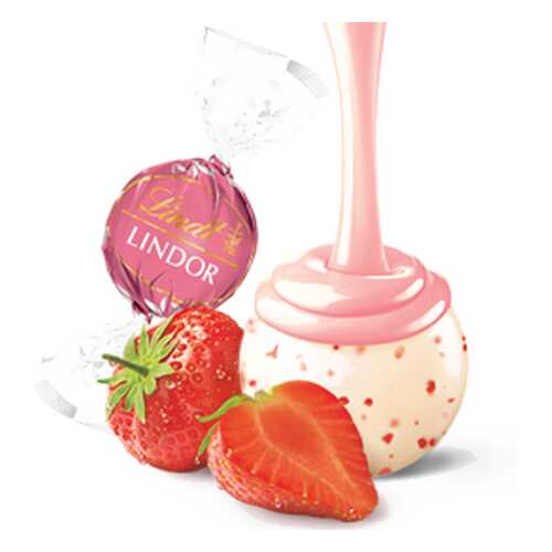 Конфеты Lindt линдор клубника и сливки 6 кг в Бристоль
