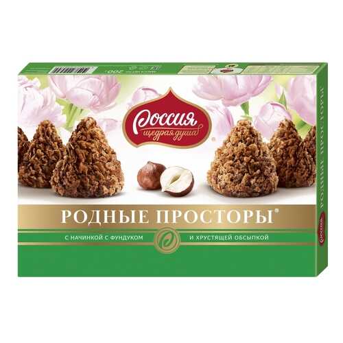 Набор конфет родные просторы Россия - щедрая душа с фундуком 200 г в Бристоль