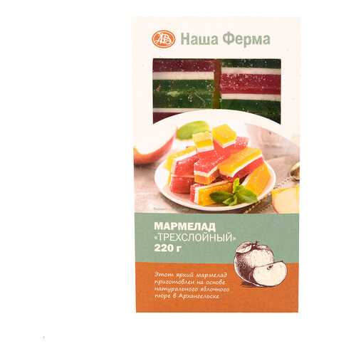 Мармелад Наша Ферма трехслойный в Бристоль
