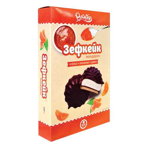 Зефкейки со вкусом мандарина, кор. 280 г в Бристоль
