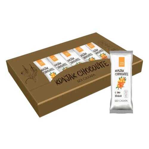 Шоколад без сахара KONJAK CHOCOLATE Облепиховый, кор. 10 шт. в Бристоль