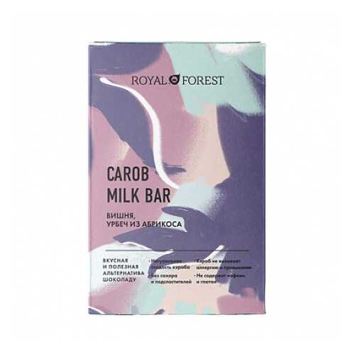 Шоколад Carob Milk Bar Вишня, урбеч абрикосовый Royal Forest 50 г в Бристоль