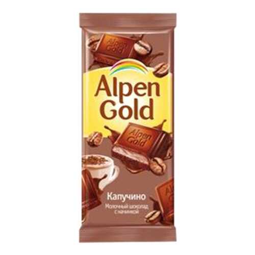 Шоколад молочный Alpen Gold с начинкой капучино 90 г в Бристоль