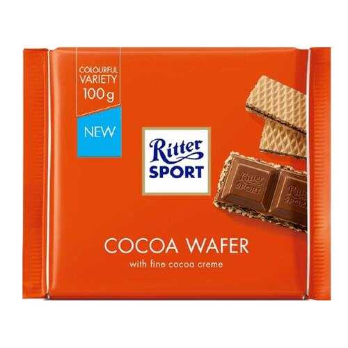 Шоколад Ritter Sport Молочный с начинкой какао и вафли 100г в Бристоль