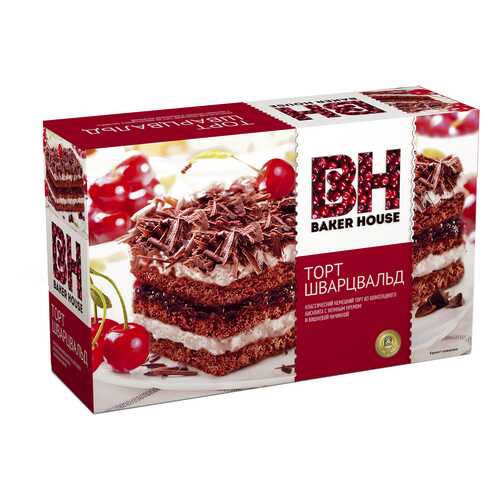 Торт Baker House Шварцвальд бисквитный 350 г в Бристоль