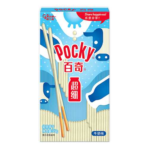 Палочки Glico Pocky молочные белый шоколад ультра тонкие 55 г в Бристоль