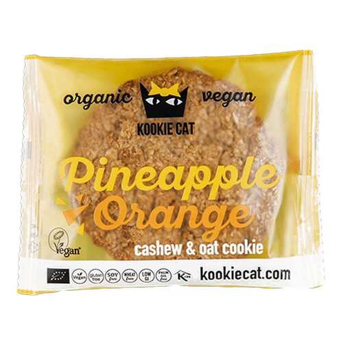 Печенье Ufeelgood kookie cat ананас и апельсин 50 г в Бристоль