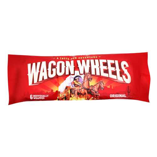 Печенье Wagon wheels original с суфле покрытое глазурью с ароматом шоколада 216 г в Бристоль