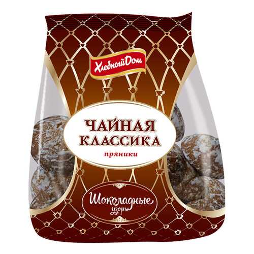 Пряники Хлебный Дом Чайная классика Шоколадные узоры 500г в Бристоль