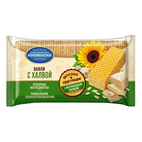 Вафли КОЛОМЕНСКОЕ с халвой 220г*5 шт в Бристоль