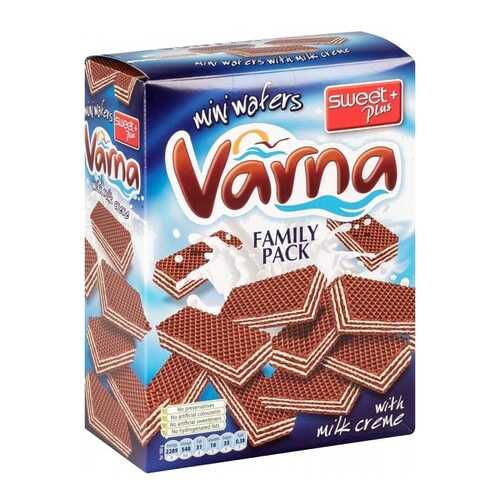 Вафли Varna mini с молочным кремом 200 г в Бристоль