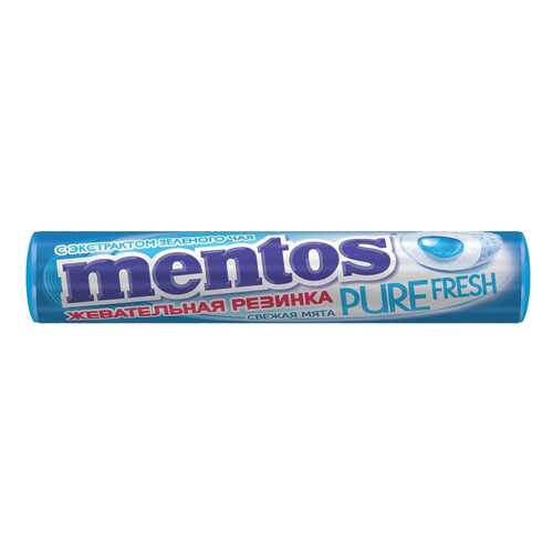 Жевательная резинка Mentos пьюр фреш мята 15.5 г в Бристоль