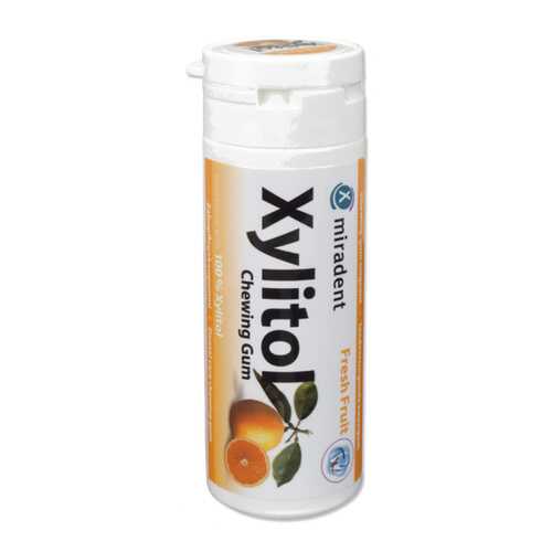 Жевательная резинка Miradent xylitol chewing gum свежие фрукты в Бристоль