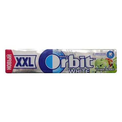 Жевательная резинка Orbit белоснежный сочное яблоко XXL 20 штук 20.4 г в Бристоль