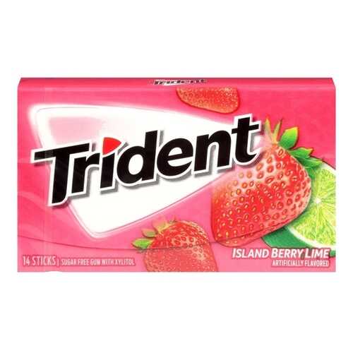Жевательная резинка TRIDENT Клубника, Лайм 14 пластинок (США) в Бристоль