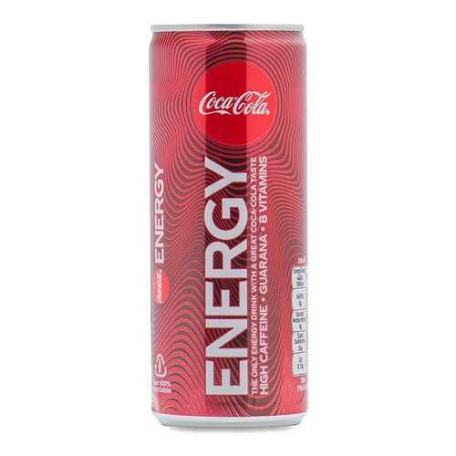 Напиток безалкогольный газированный Coca-Cola Energy 0.25л банка Великобритания в Бристоль