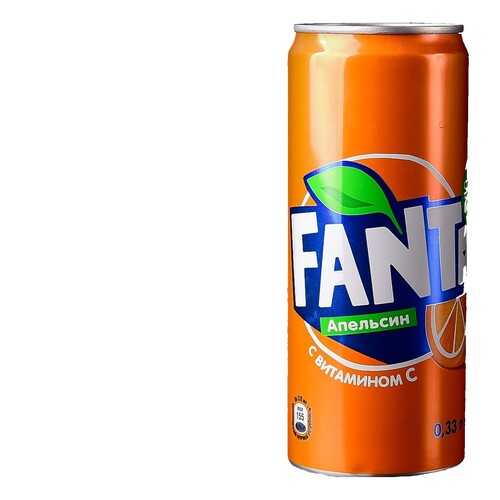 Напиток газированный Fanta апельсин жестяная банка 0.33 л в Бристоль