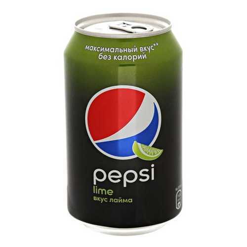 Напиток Pepsi Lime газированный ж/б 0.33 л упаковка 12 шт в Бристоль