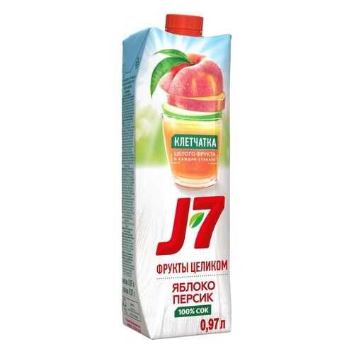 Сок J-7 Яблоко Персик с мякотью 970мл в Бристоль