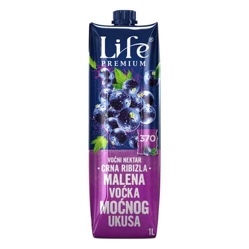 Сок Life premium из черной смородины 1 л в Бристоль